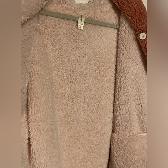 Jessica Simpson reversible soft, oversized sherpa jacket, S/M - Picture 3 of 7